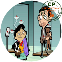 Opłatek na tort Jaś Fasola