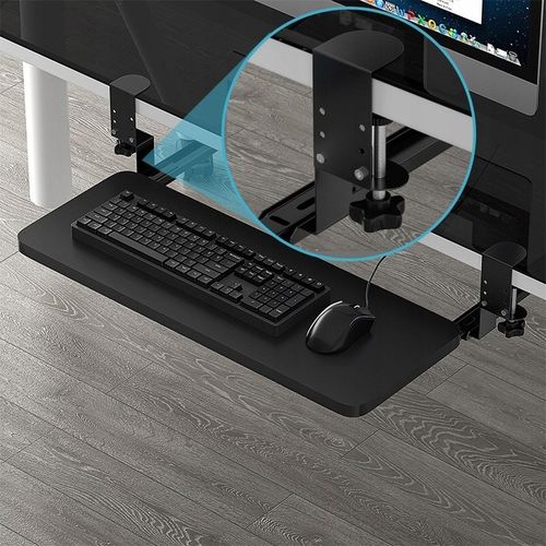 PÓŁKA POD KLAWIATURĘ SZUFLADA PODSTAWKA WYSUWANA ZACISKOWA NA BIURKO na Arena.pl