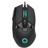 LORGAR Mysz Gamingowa Stricter 579, USB, LED, RGB, Czarna