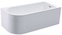Wolnostojąca wanna narożna przyścienna PRAWA 160x75x57 NOLA