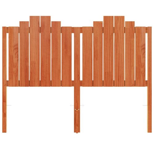 Wezgłowie do łóżka, woskowy brąz, 135 cm, lite drewno sosnowe na Arena.pl