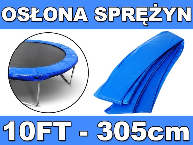 Kołnierz Pad Do Trampoliny 10Ft Niebieski zdjęcie 1