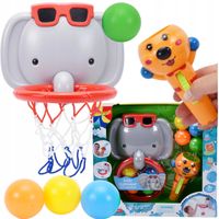 ZABAWKA ZESTAW PRZENOŚNY DO KOSZYKÓWKI GRA W KOSZA AKCESORIA