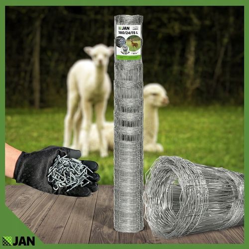 SIATKA LEŚNA 180cm ZAGĘSZCZONA 50m WIRE NET MODEL 180/24/15 L GRATIS GĘSTA na Arena.pl