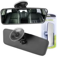 Lusterko wsteczne wewnętrzne na przyssawkę do szyby uniwersalne 18cm