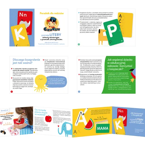 CzuCzu. Poznaję litery. Zabawy edukacyjne z pisakiem zmazywakiem na Arena.pl