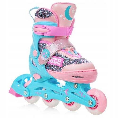 Rolki Wrotki Regulowane 3w1 RAVEN Etta 27-30 Kółka LED na Arena.pl