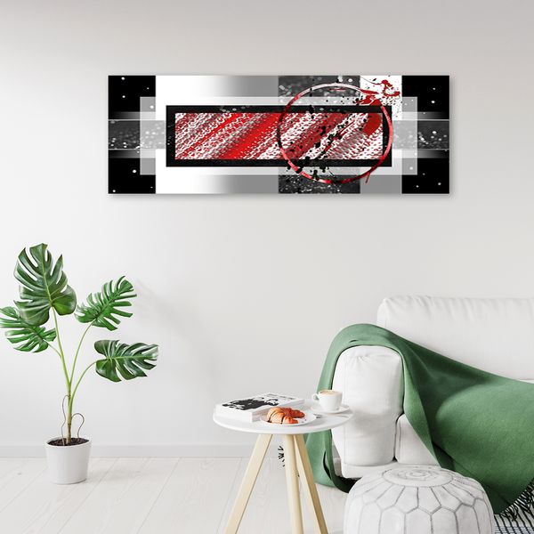 Obraz na płótnie, Abstrakcja geometryczna 120x40 zdjęcie 3