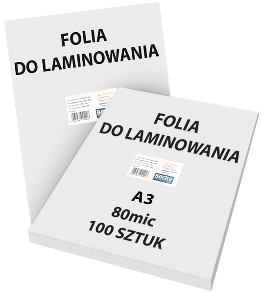 Folia do laminowania A3 80mic 100szt zdjęcie 1