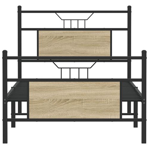 Łóżko bez materaca, dąb sonoma, 90x190 cm na Arena.pl