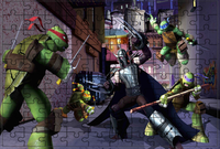 Puzzle Żółwie Ninja