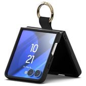 Mercury Gold Ring Case Samsung Z Flip7 BLACK / CZARNY