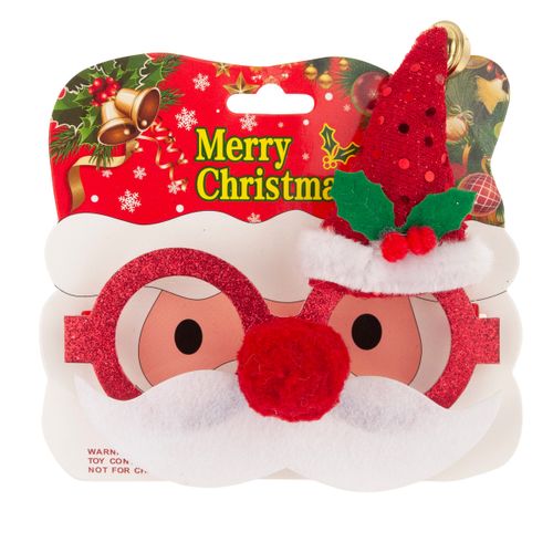 OKULARY ŚWIĄTECZNE ŚW. MIKOŁAJ CZAPECZKA ZABAWNE UROCZE na Mikołajki na Arena.pl