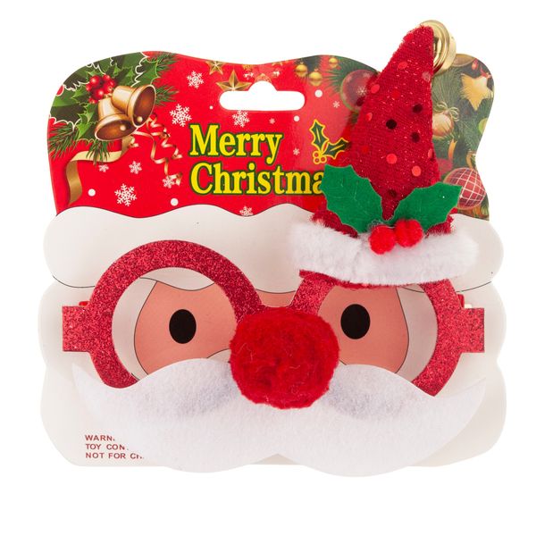 OKULARY ŚWIĄTECZNE ŚW. MIKOŁAJ CZAPECZKA ZABAWNE UROCZE na Mikołajki zdjęcie 2