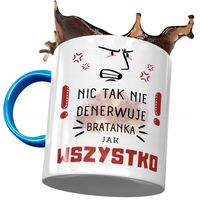 Kubek Błękitny Dla Bratanka Urodziny Prezent Z Nadrukiem Ze Zdjęciem