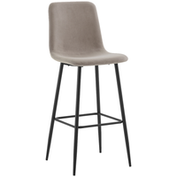 Krzesło barowe loft Nova H110 hoker taupe velvet