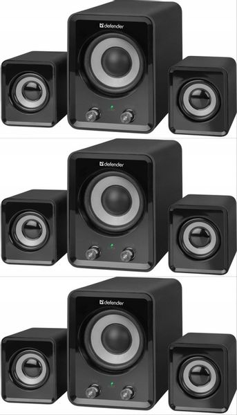 Głośnik Defender Z4 11W 3 szti (system akustyczny 2.1) czarny x3 zdjęcie 1