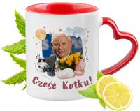 Kaczyński Czerwony Z Uszkiem W Kształcie Serca Na Prezent