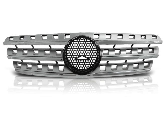 Grill MERCEDES W163 98-05 AMG LOOK CHROME-SILVER zdjęcie 2