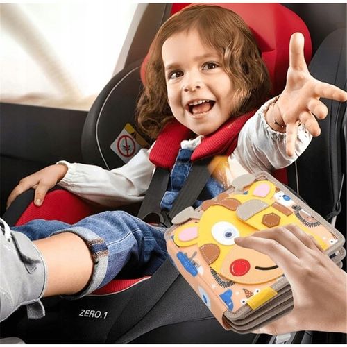 Sensoryczna Książeczka Manipulacyjna Montessori Tablica Zabawka Edukacyjna na Arena.pl