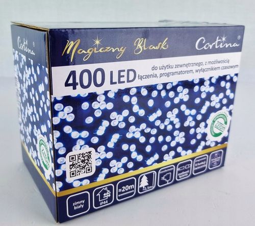 LAMPKI CHOINKOWE 400 LED TIMER STEROWANIE PILOTEM NA CHOINKĘ CHOINKA na Arena.pl