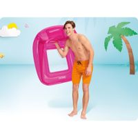 materac fotel do pływania różowy intex 56802