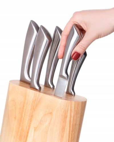 Zestaw noży LIBRA w bloku 6 elementów NOIS na Arena.pl