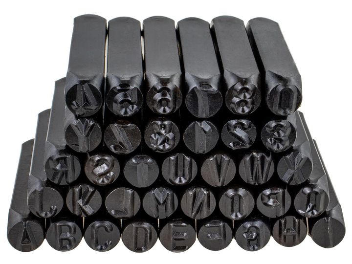 ZNACZNIKI NUMERATORY 36 NUMERATOR LITERY CYFRY 8mm zdjęcie 4