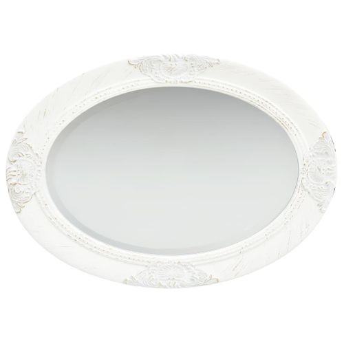 Lustro ścienne w stylu barokowym 50x70cm białe VidaXL na Arena.pl