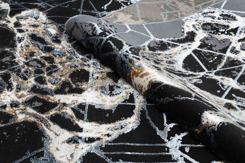 RUG/LU/WELLI/ABSTRACT2/GREY+GOLD/160x220 na Arena.pl