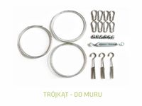 TRÓJKĄT - ZESTAW MONTAŻOWY do muru