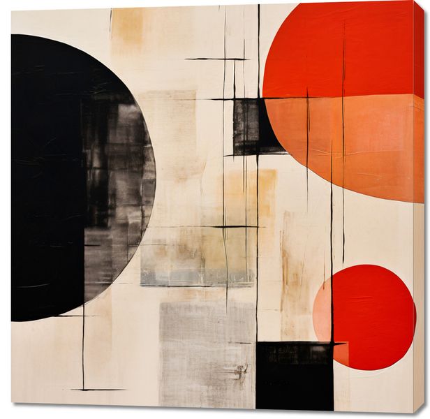 Obraz 100x100cm Abstrakcyjna Symetria zdjęcie 1