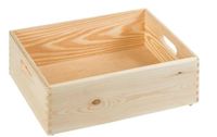 Pojemnik do przechowywania skrzynka CRUZ 40x14x30cm pojemność 16,8l sosna fra