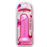 Dildo O Zapachu Gumy Balonowej Z Przyssawką Delicious - Toyz4Lovers 15Cm