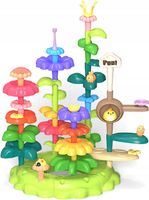 KLOCKI DLA DZIECI DIY BLOCK OGRÓD KWIATOWY PUZZLE 51 CZĘŚCI KREATYWNE