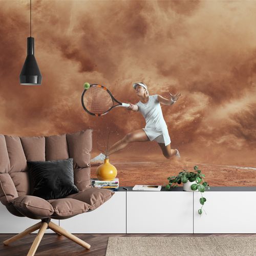 Fototapeta Tenisistka W Grze Flizelina 270x180 na Arena.pl