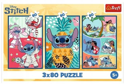 Puzzle 3X80 Świat Stitcha 34885 na Arena.pl