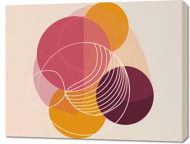 Obraz 90x70cm Przenikanie Ciepła zdjęcie 1