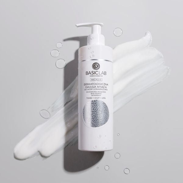 BasicLab dermatologiczna emulsja myjąca do skóry ultrawrażliwej 300 ml zdjęcie 5