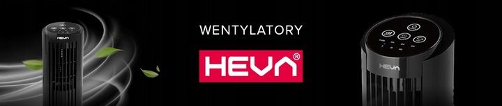 Wentylator kolumnowy HEVA PIX wiatrak biurkowy cichy stojący pilot LED zdjęcie 9