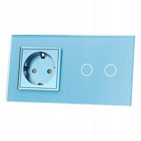 VL-C702EU-69 WŁĄCZNIK PODWÓJNY + GNIAZDO LIVOLO