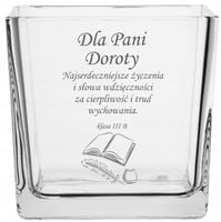 Wazon grawer PREZENT dla Nauczyciela Dzień