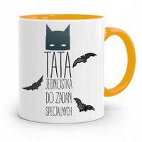 Kubek Żółty Dzień Ojca Dla Taty Spec Jednostka Z Nadrukiem Ze Zdjęciem