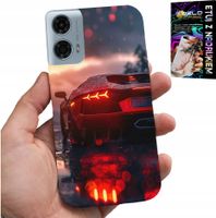 ETUI DO MOTOROLA MOTO G85 5G - LUKSUSOWE SAMOCHODY, MEGA WZORY, OBUDOWA