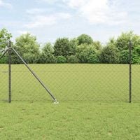 Słupek ogrodzeniowy. Szary 10 x 1 m (siatka 60 x 60 mm)
