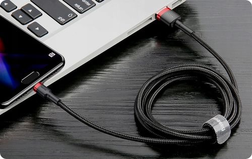 Kabel USB do Micro USB Baseus Cafule 1.5A 2m (czerwono-czarny) na Arena.pl