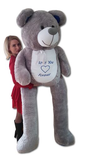 DUŻY MIŚ PLUSZOWY 200cm WIELKI PLUSZAK GIGANT SERCE GRATIS na Arena.pl