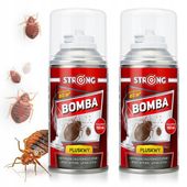 2xBOMBA STRONG NA PLUSKWY SKUTECZNY PREPARAT ŚRODEK NA PLUSKWY 150ML