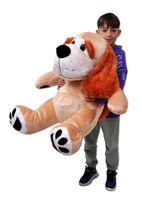 PLUSZAK PIES MASKOTKA DUŻY PLUSZOWY MIŚ GIGANT PREZENT PRZYTULANKA AZOR