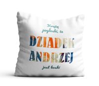 PODUSZKA Z DOWOLNYM IMIENIEM - Boski Dziadek